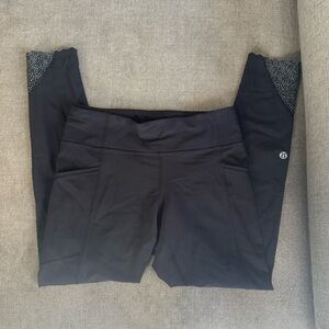 Lululemon Nulux Fast and Free 25” reflective leggings - size 6
